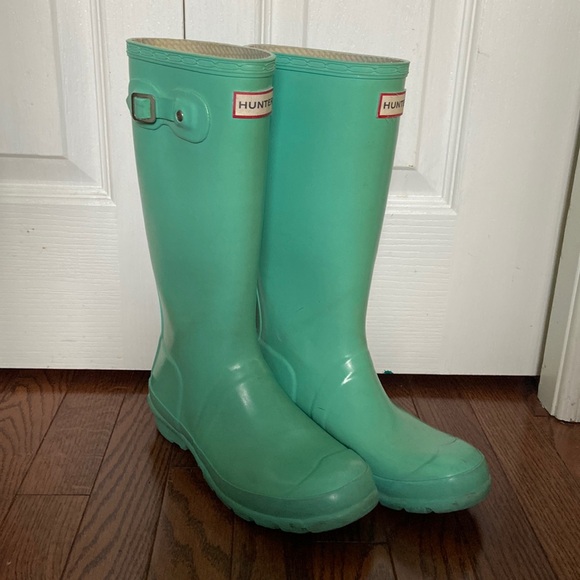 Cute Mint Hunter Boots Gloss - Picture 1 of 6